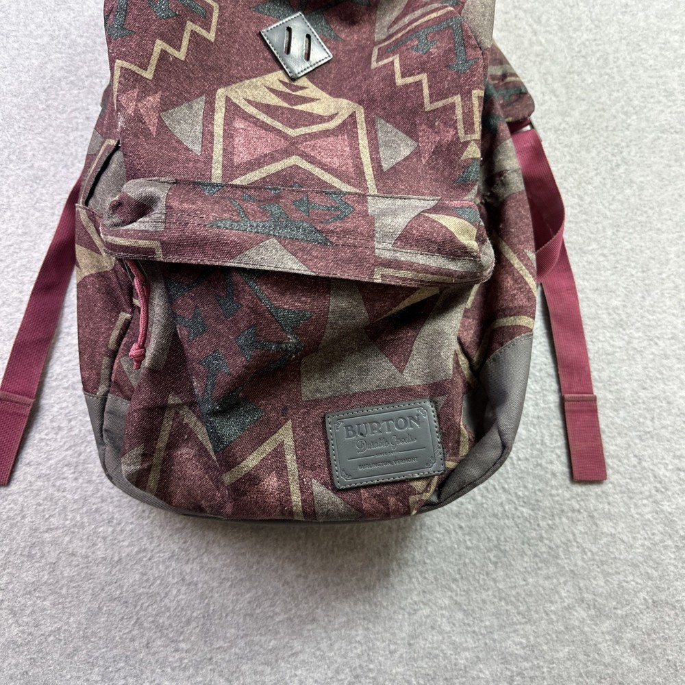 Burton Aztec Pattern Backpack Small Outdoor Gorpcore School Books
