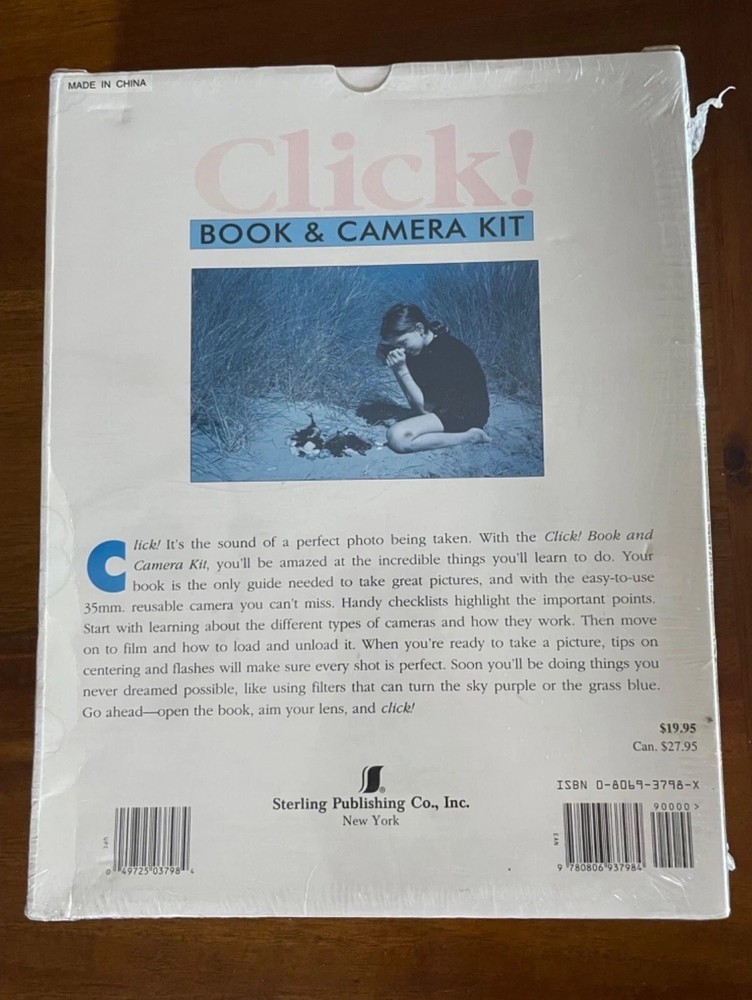 Vintage Sterling Publishing Click! Click Book & Camera Kit
