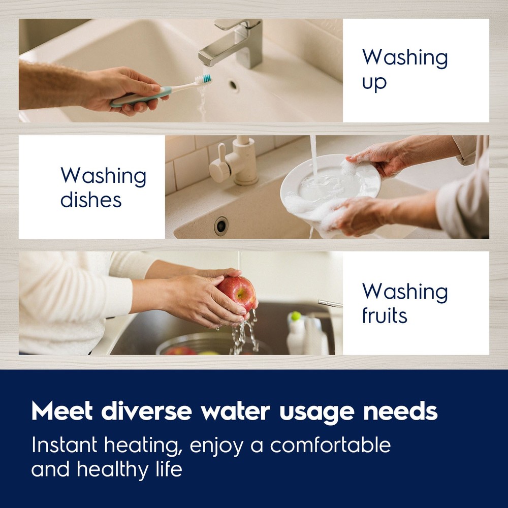 4.0 Gal Electric Mini Tank Instant Hot Water Heater for Sink RV Trailer 1440W