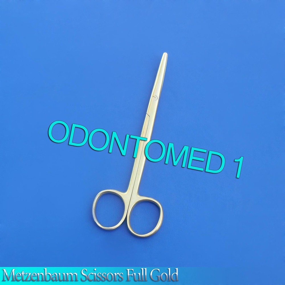 Metzenbaum Scissors 5.5" Curved Full Gold Surgical Instruments
