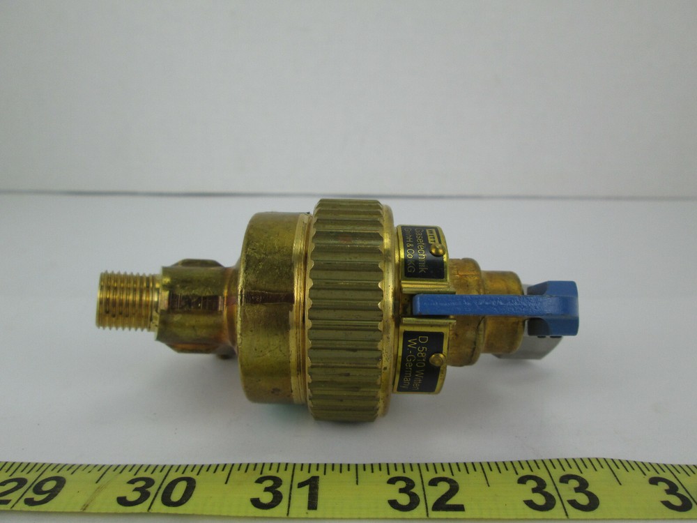 New Witt D5810 Concoa Automatic Flashback Arrestor 801 0786 Oxygen 150 PSI Max