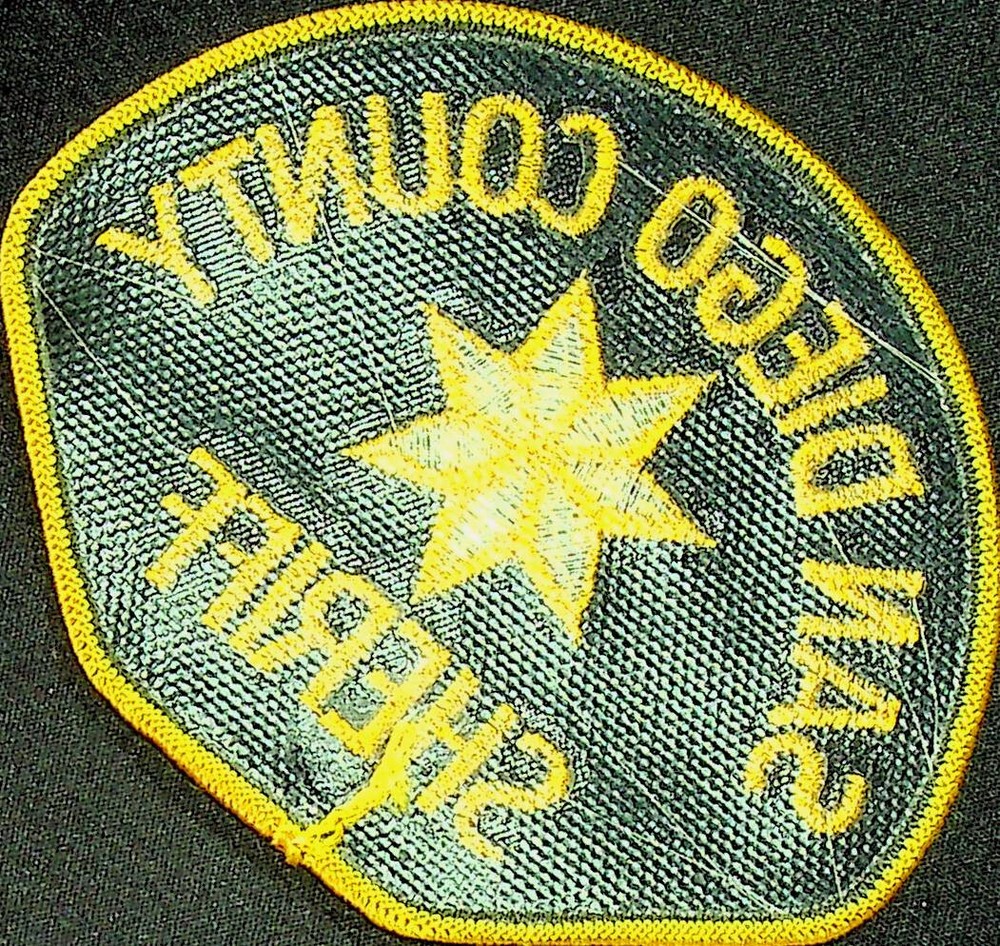 San Diego County Sheriff - Embroidered Shoulder Patch - Unused