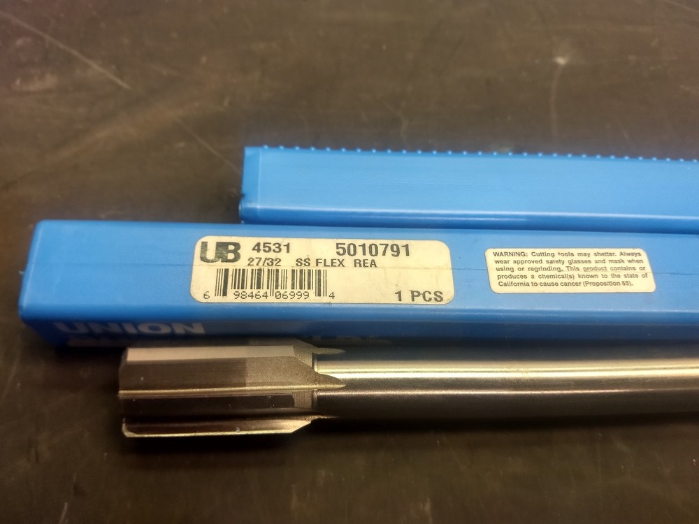 UNION BUTTERFEILD 27/32 " HSS REAMER 5010791