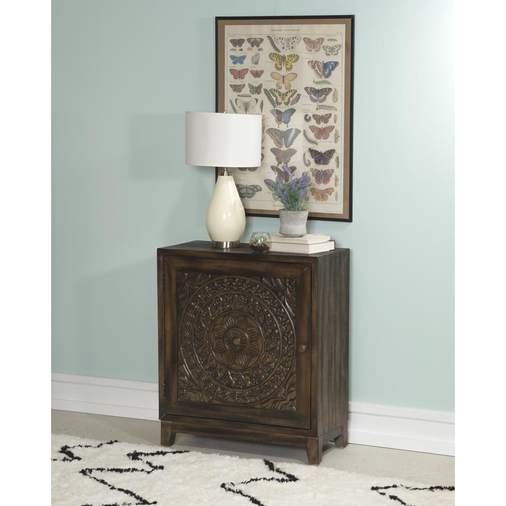 Grace Accent Cabinet Dark Brown