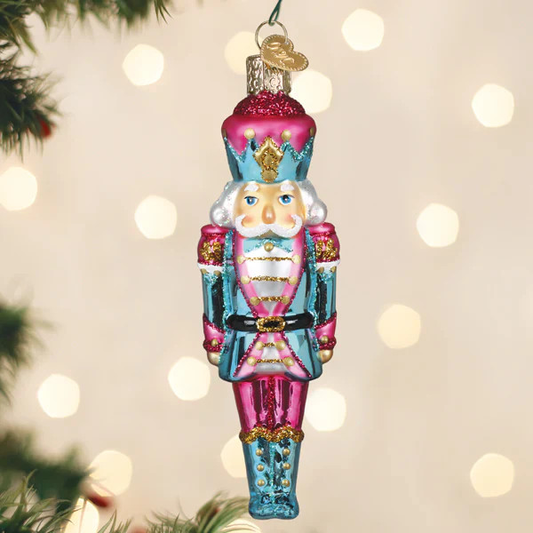 Old World Christmas Pastel Nutcracker Ornament 44276