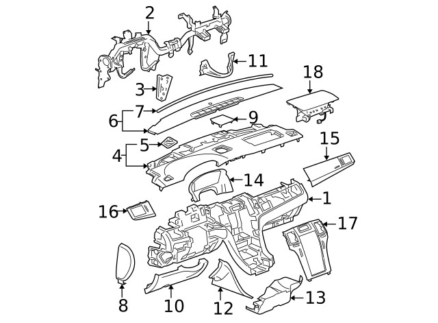 Genuine GM Side Trim 25855850
