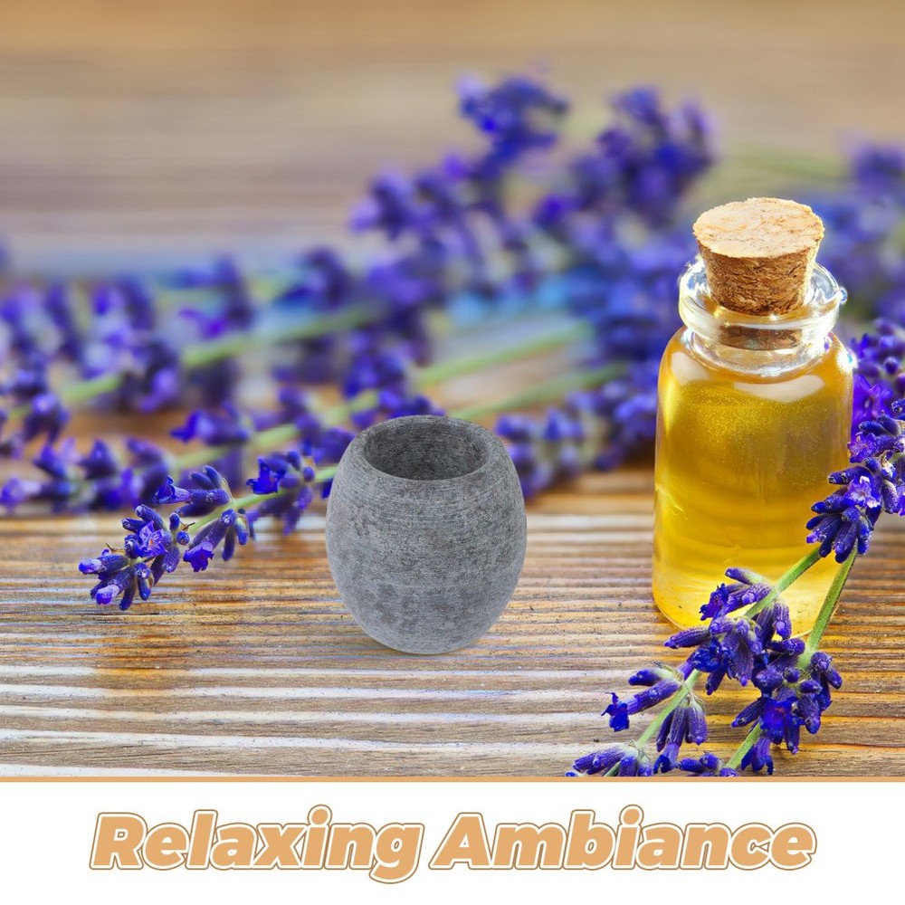 Sauna Aromatherapy Stone Cup Fragrance Diffuser Essential Oil Bowl