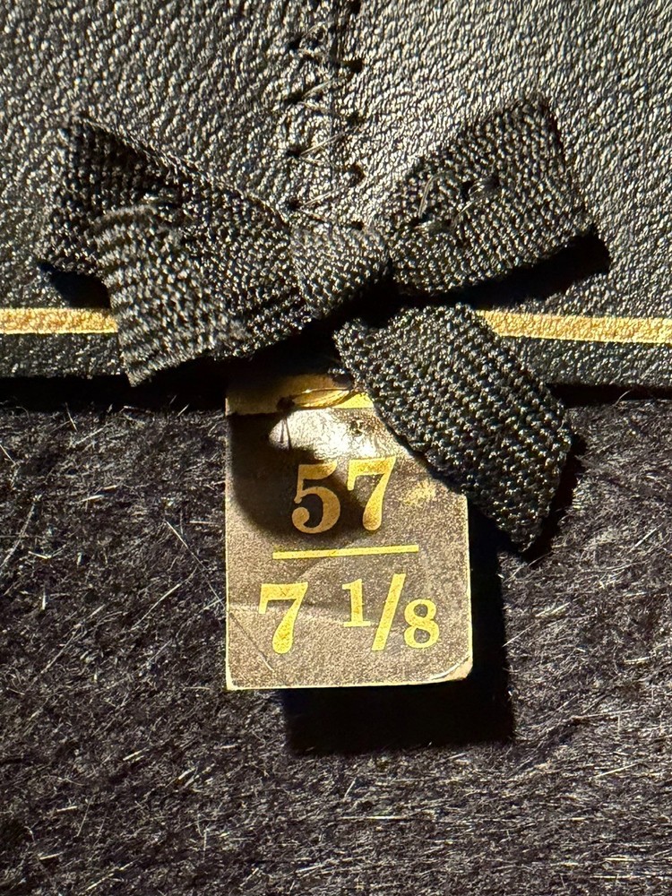 Authentic Stetson 3rd Cavalry Regiment Sergeant Cav Hat – Size 7 1/8 Yellow Cord