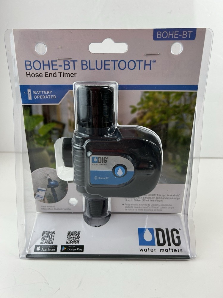 DIG BOHE-BT Smart Control Bluetooth Hose End Timer Wireless Irrigation Automatic