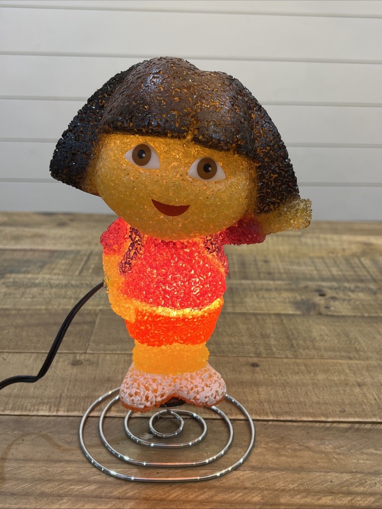 Nick Jr. Eva Lamp DORA THE EXPLORER Night Light 10” Popcorn Light