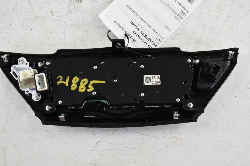 2019 Nissan Pathfinder Dash Control Panel OEM Used 594-10275 Reprogram Required