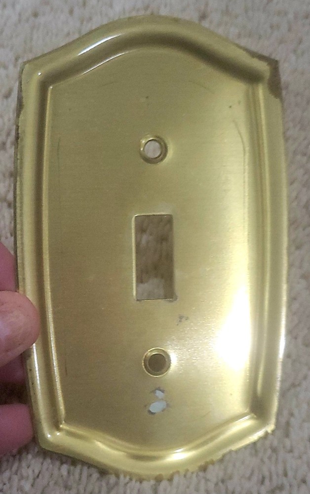 Vintage Brass Switch plate Cover