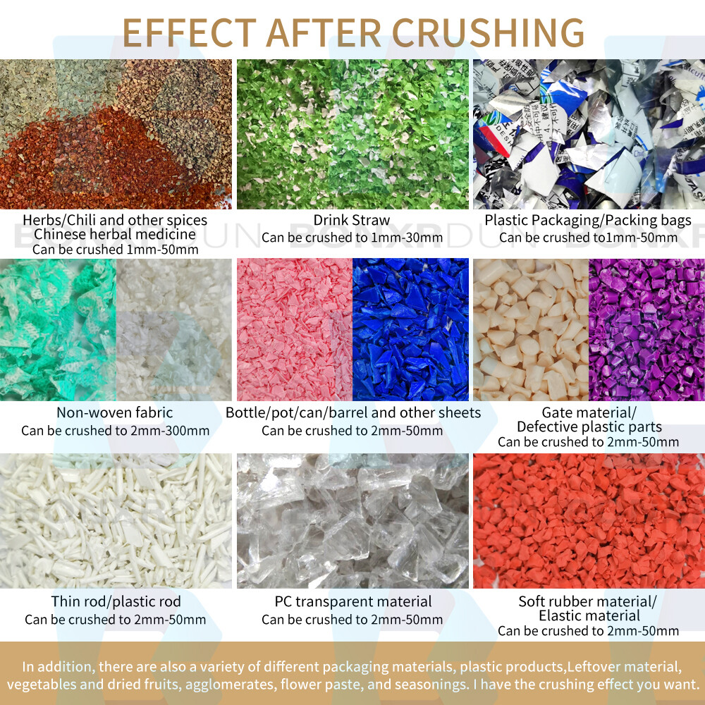 Automatic Plastic Crusher Machine Automatic Plastic Shredder and Crusher Machine
