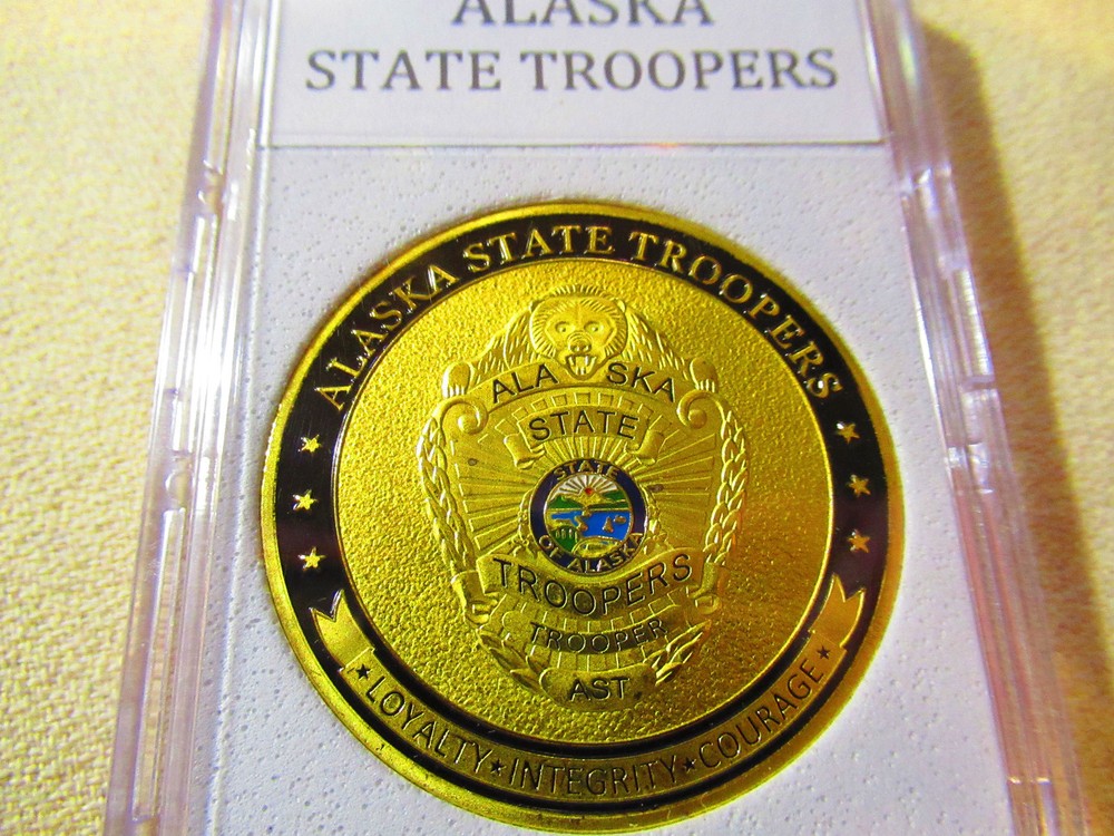 ALASKA STATE TROOPERS Challenge Coin