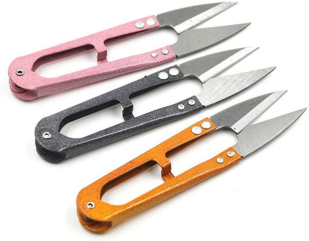 3 Pack 4.1Inch Bonsai Pruning Scissors, Bud And Leaves Trimmer Yarn Thread Cutte