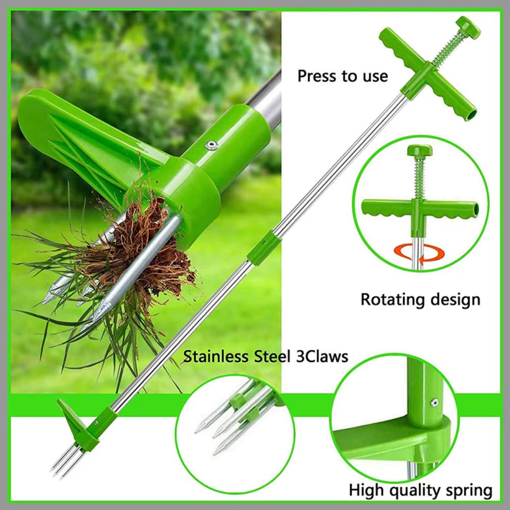 Weed Puller Long Handle Stand up Weeder Garden Weeding Tool Weed Hound Weed Pull