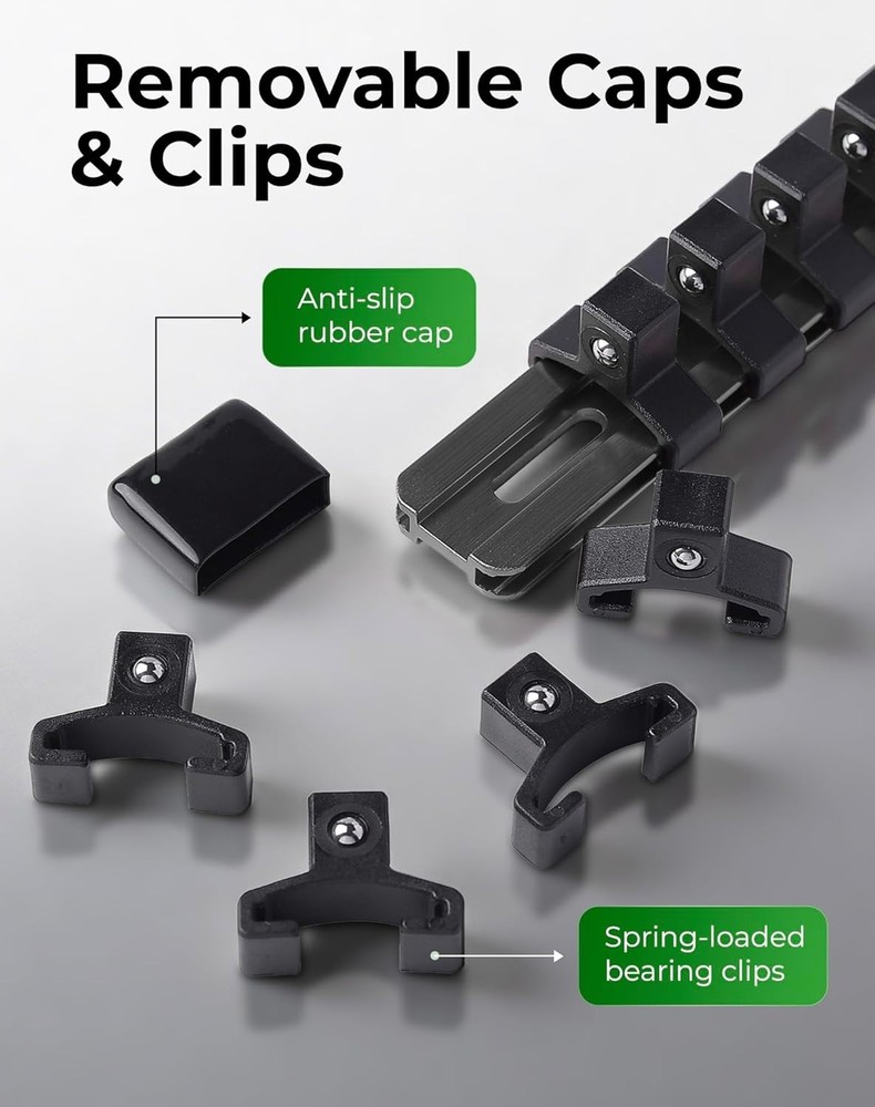 Strong Aluminum Socket Storage Solution - 3-Piece Set for Organized Workshops