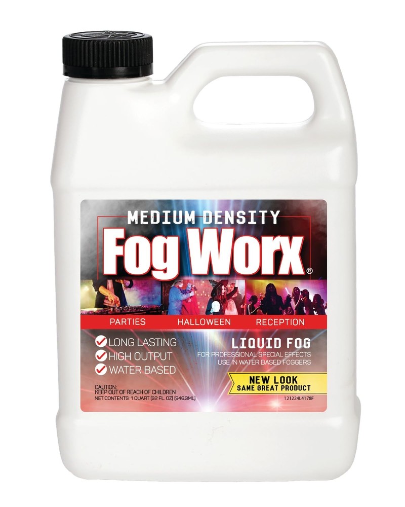 Fog Machine Fluid 32oz Premium Odorless Medium Density High Output