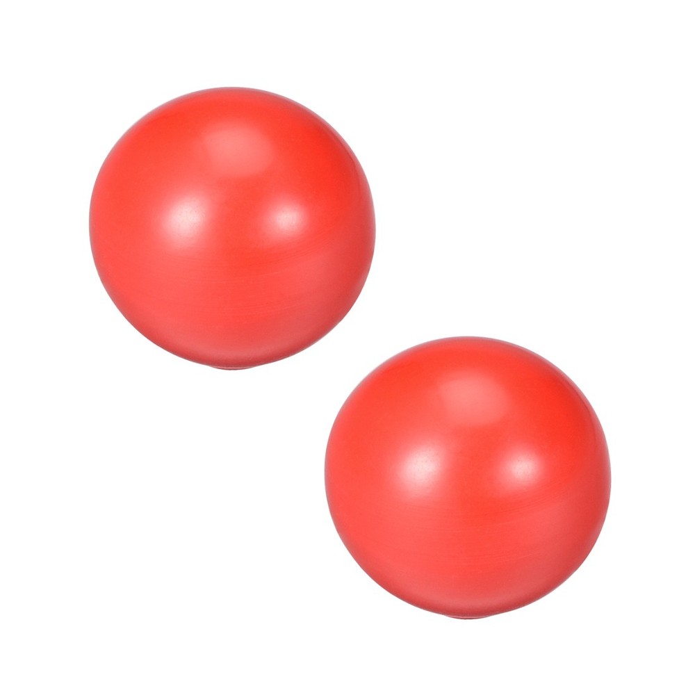 2Pcs Thermoset Ball Knob M10 Female Threaded Machine Handle 35mm Diameter Red