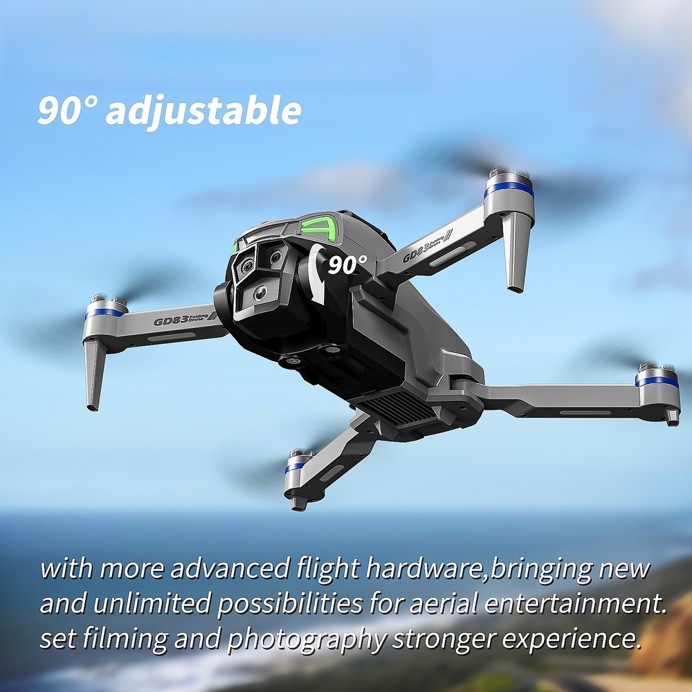 Foldable Quadcopter Drone | Brushless Motors, Large Display Remote Control