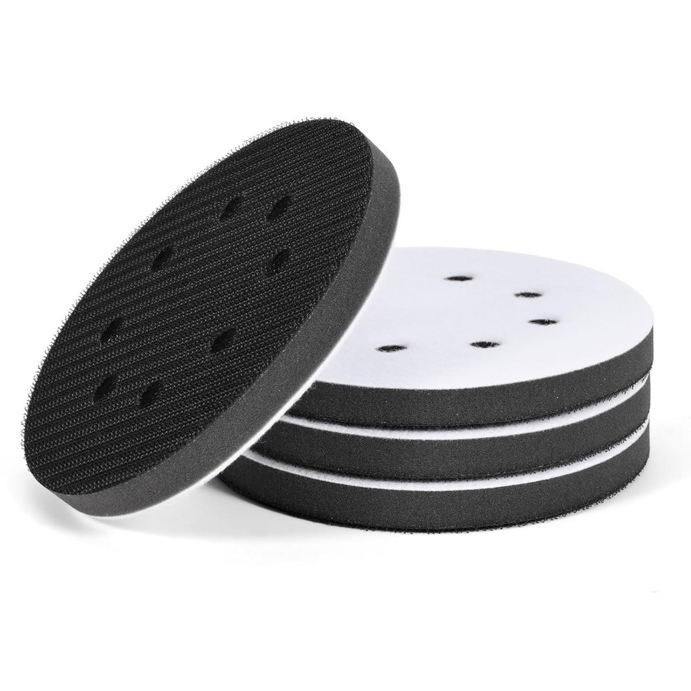 Versatile 4-Pack Foam Sanding Discs - 5-Inch for Smooth Finishes on Any Surface