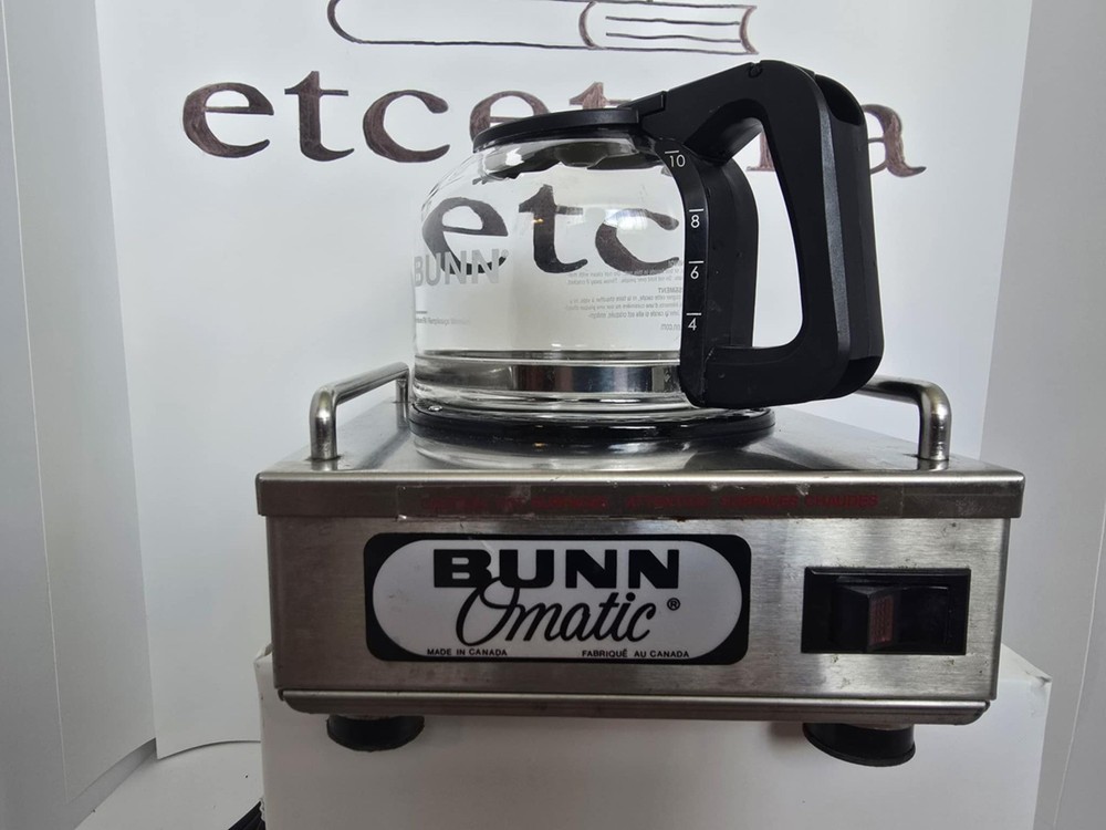 Bunn Omatic- RWS-1 Single Coffee Pot Warmer- Tested And Working