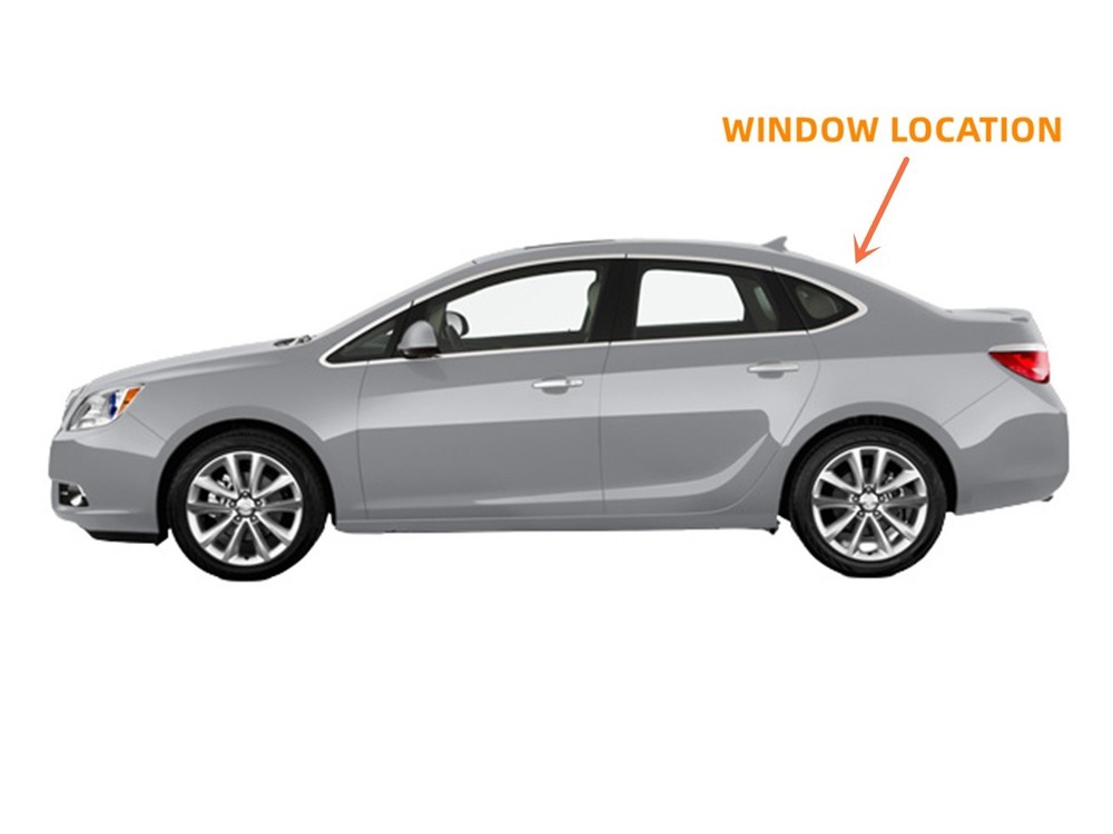 Heated Rear Back Window Glass For 2012-2017 Buick Verano