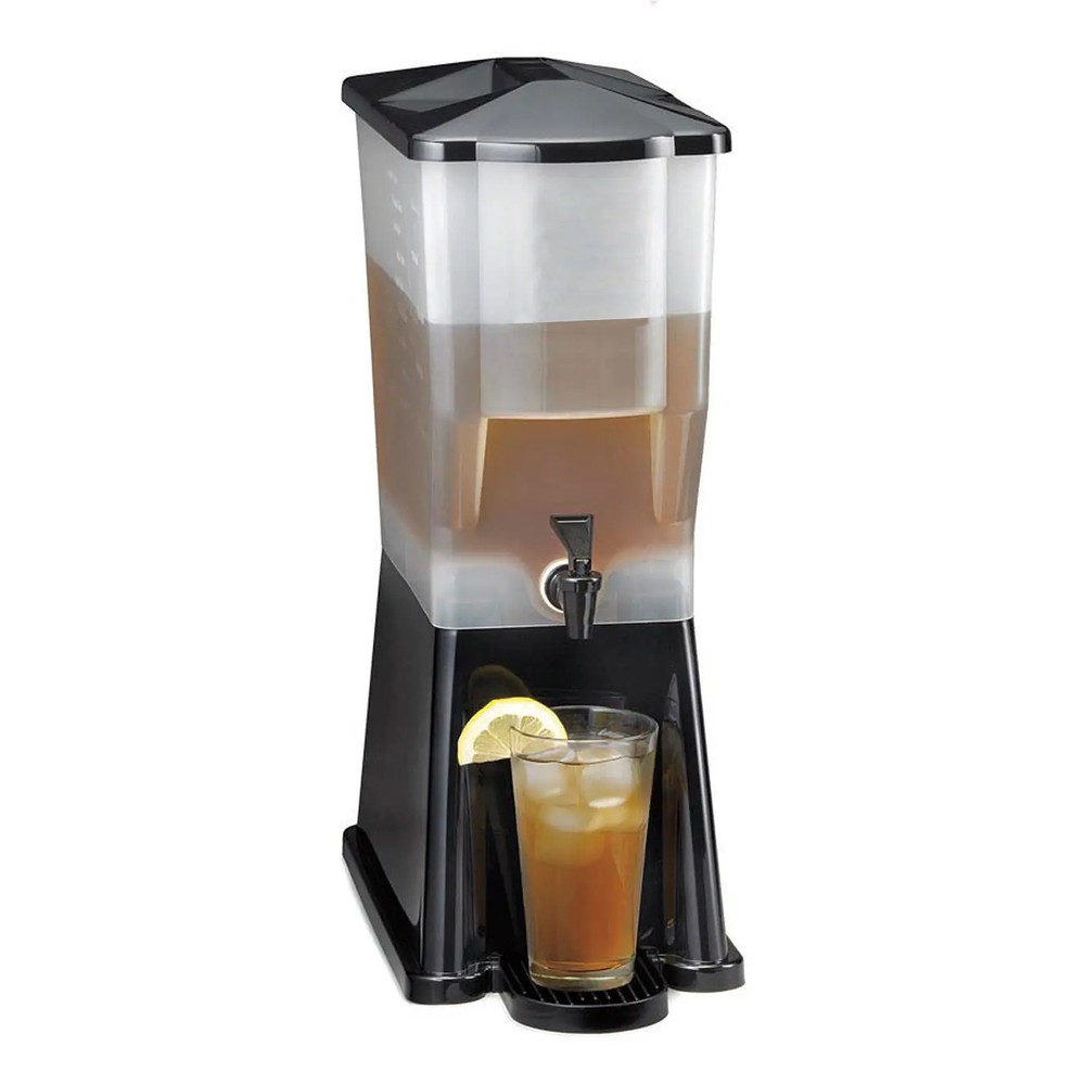 TableCraft H353DP Beverage Dispenser 3 Gallon Black Slim