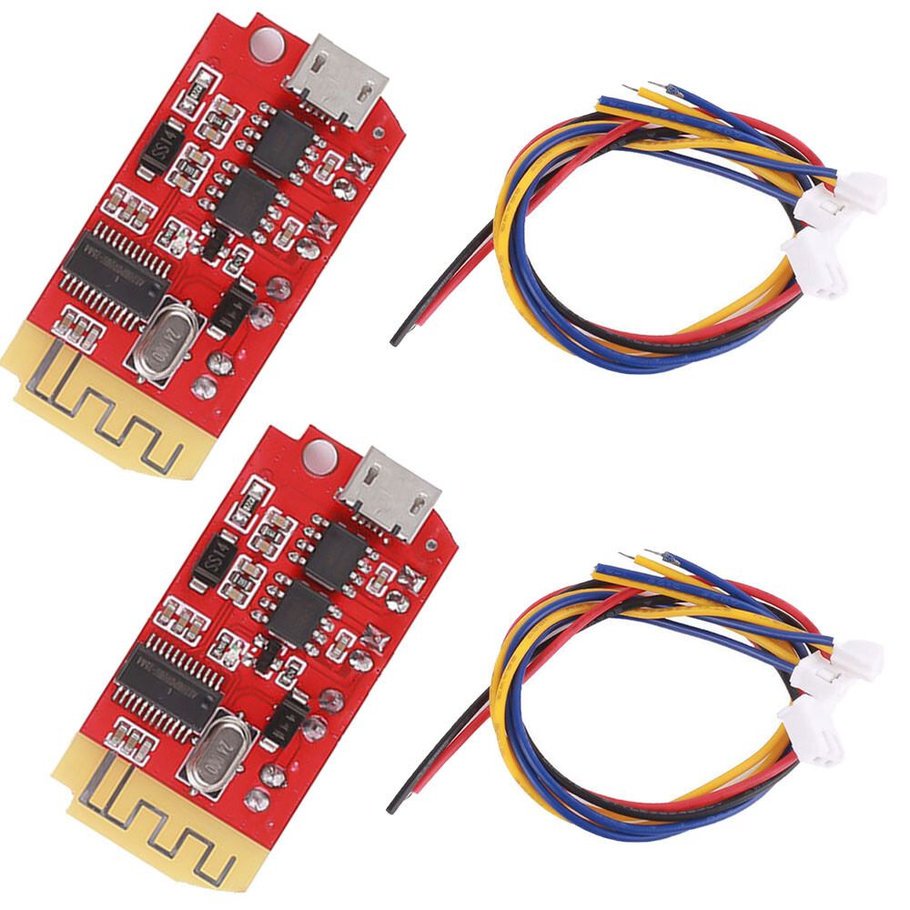 2pc 2*5W 3.7V-5V Dual Plate Bluetooth Amplifier Module DIY Speaker Modification