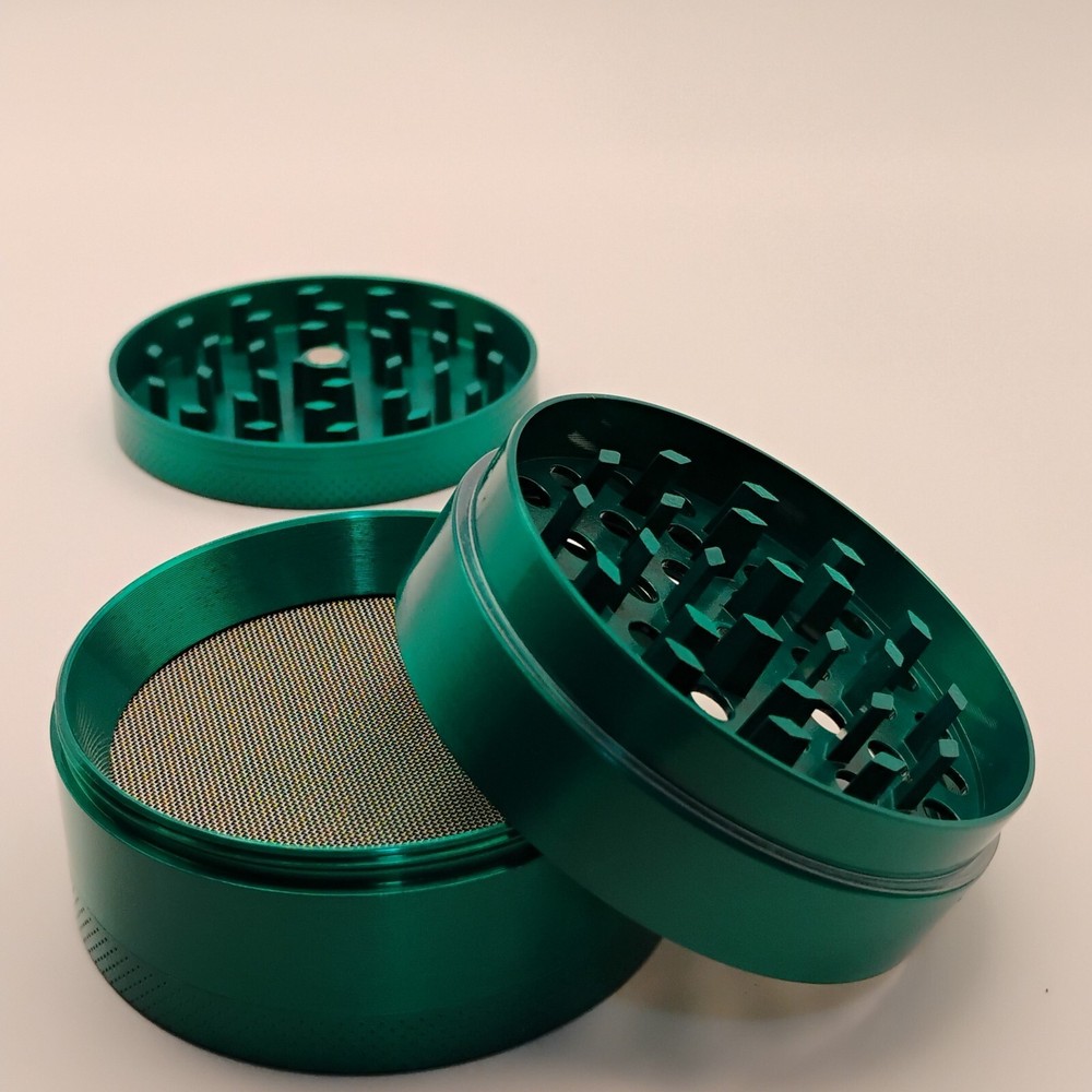 Set (2pcs) GREEN Pre Roll Grinder and King Size Rolling Machine