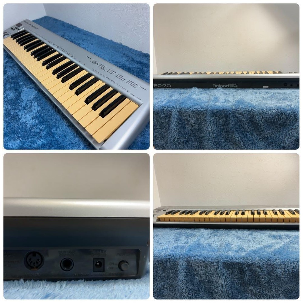 Roland PC-70 MIDI Keyboard Controller 49 keys. Functionality unconfirmed Junk JP