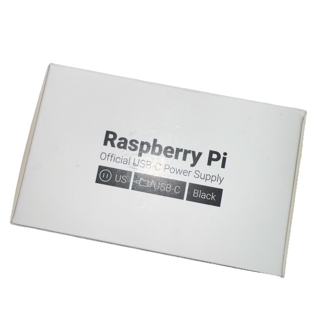 Raspberry Pi Official USB-C Power Supply Model: KSA-15E-051300HU BLACK