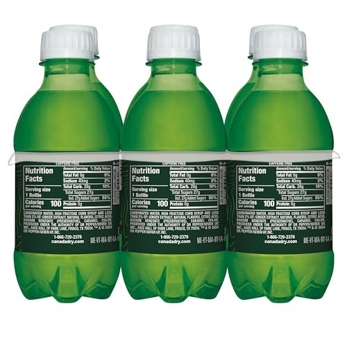 Canada Dry Ginger Ale Soda, 10 Fl Oz Bottles, 6 Pack