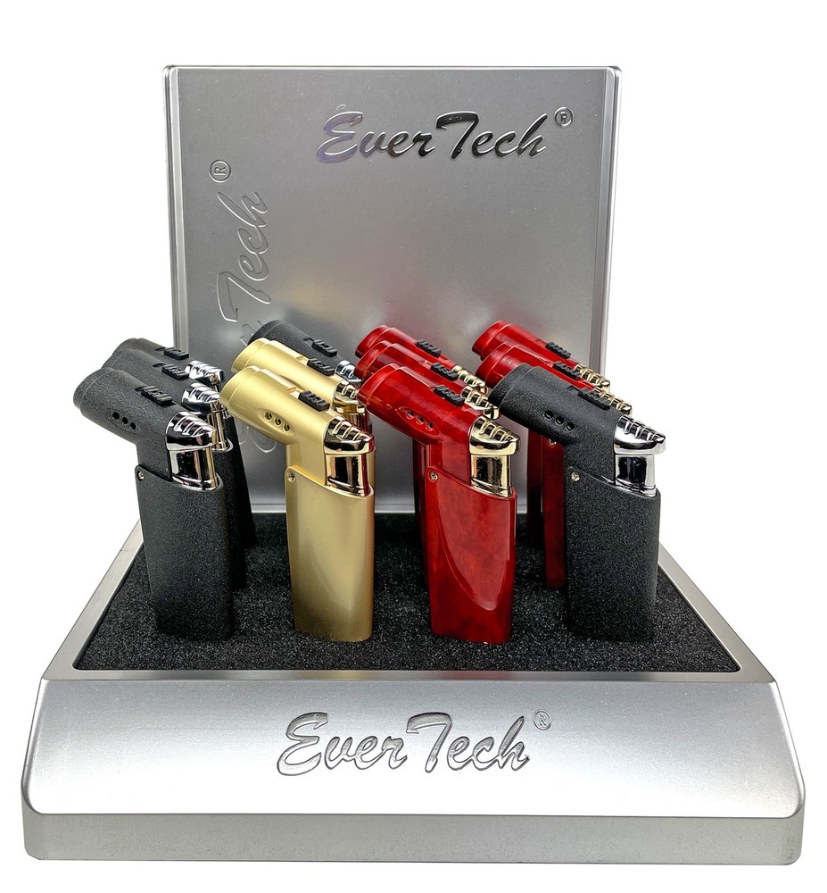 Adjustable Jet Torch Lighter Refillable Butane Flame Gun for BBQ Cooking gift