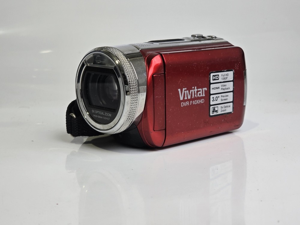 Vivitar Digital Video Recorder 840XHD Red Compact