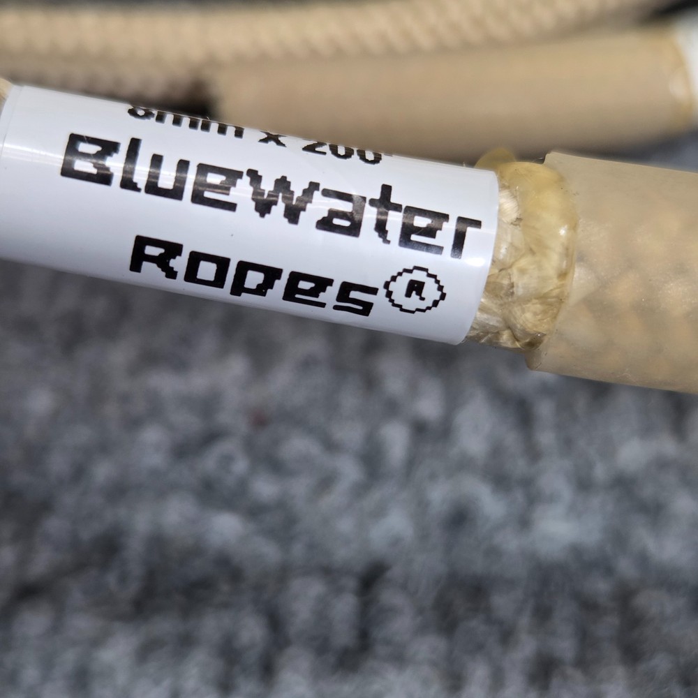 BLUEWATER ROPES 8mm x 200ft Technora PER Tan New Unused