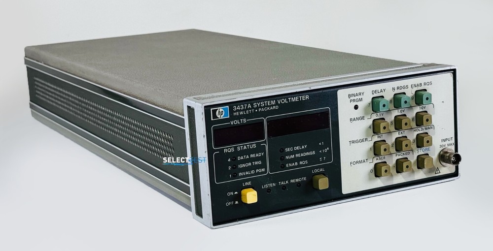 AGILENT (HP) 3437A PROGRAMMABLE SYSTEM VOLTMETER 3½ DIGITS **LOOK** (REF.: 186N)