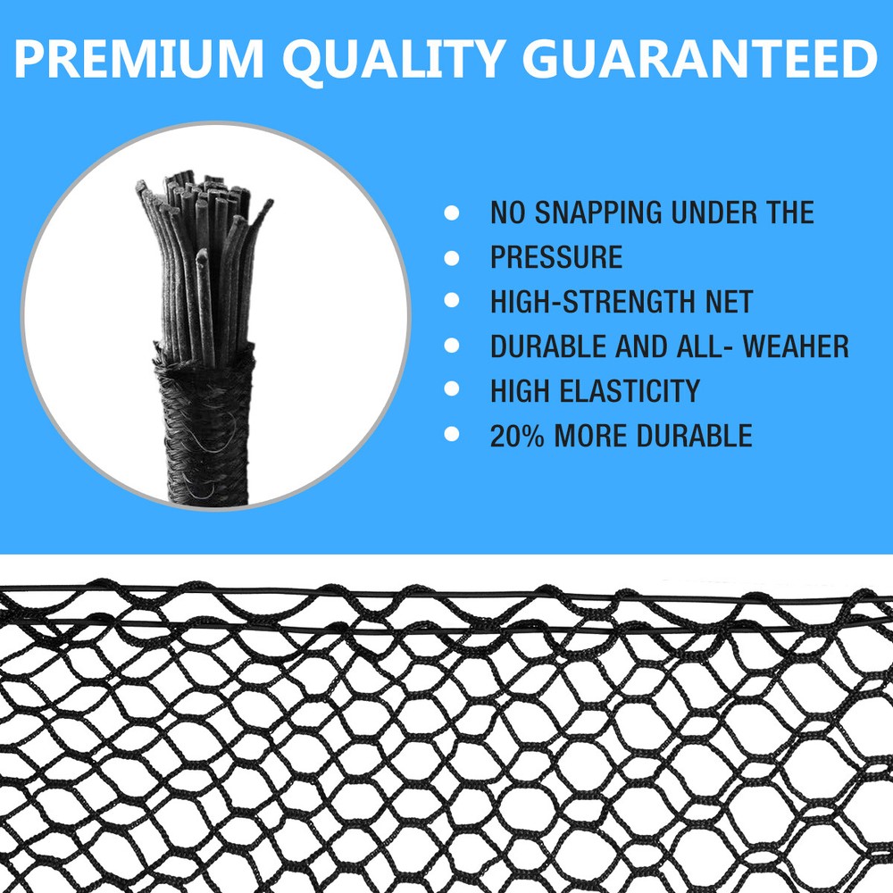 Rear Trunk Envelope Style Mesh Web Cargo Net for DODGE CHALLENGER 2008-2022