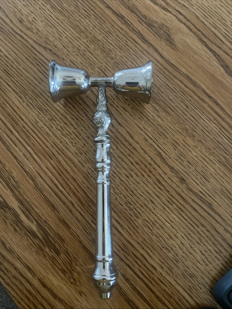 Vintage Silver Plated Double- Ended Candle Snuffer