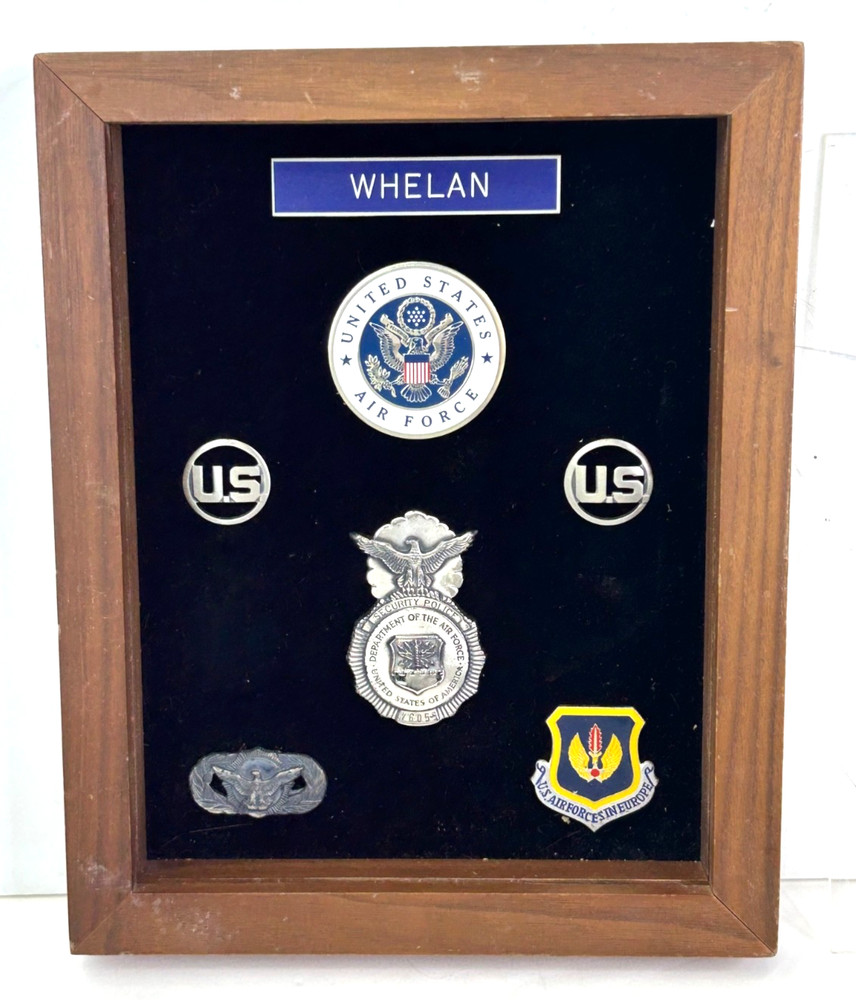 US Air Force Airman's Shadow Box