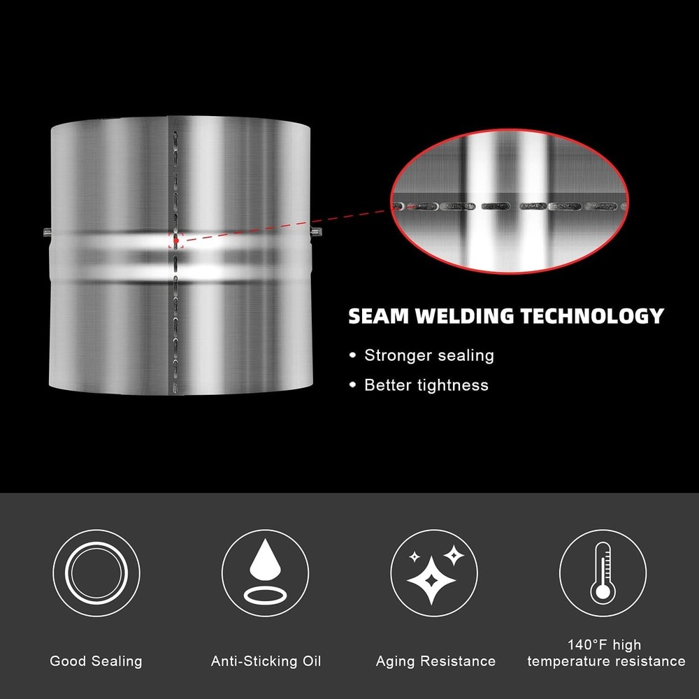 4 Inch Professional Backdraft Damper Shutter Connector Duct