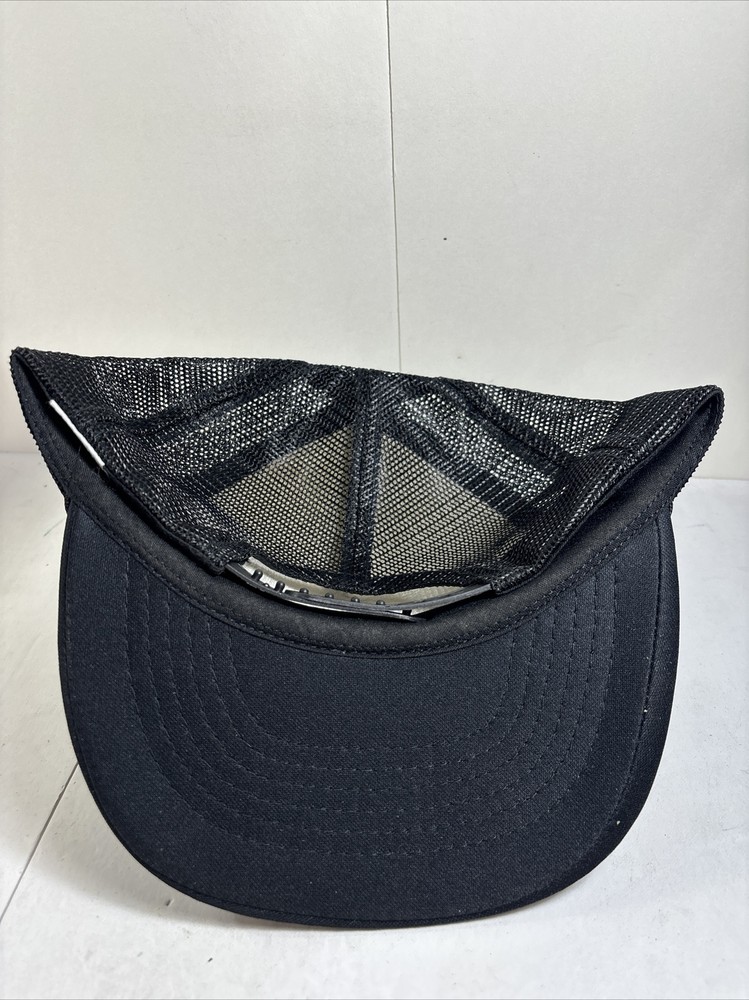 Freemyer Company Hat Black Adjustable Snapback Cap Foam Mesh
