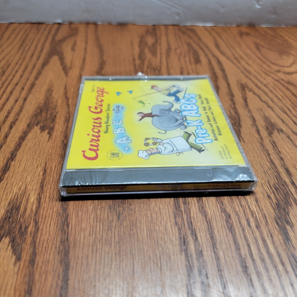 Curious George Pre-K ABC's (CD-Rom 2000) Simon& Schuster (Windows and Mac)