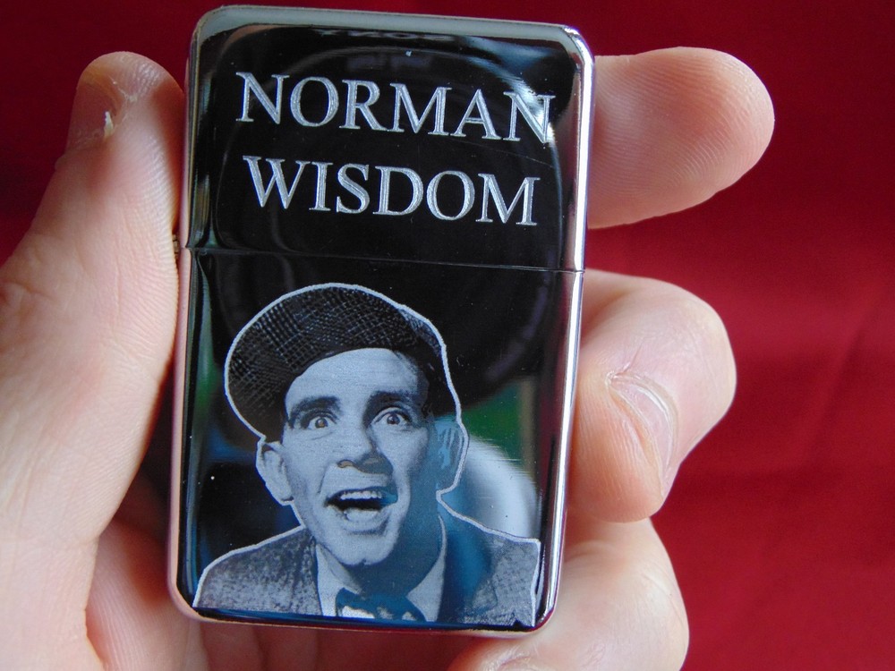 Norman Wisdom Engraved Lighter With Gift Box - FREE ENGRAVING