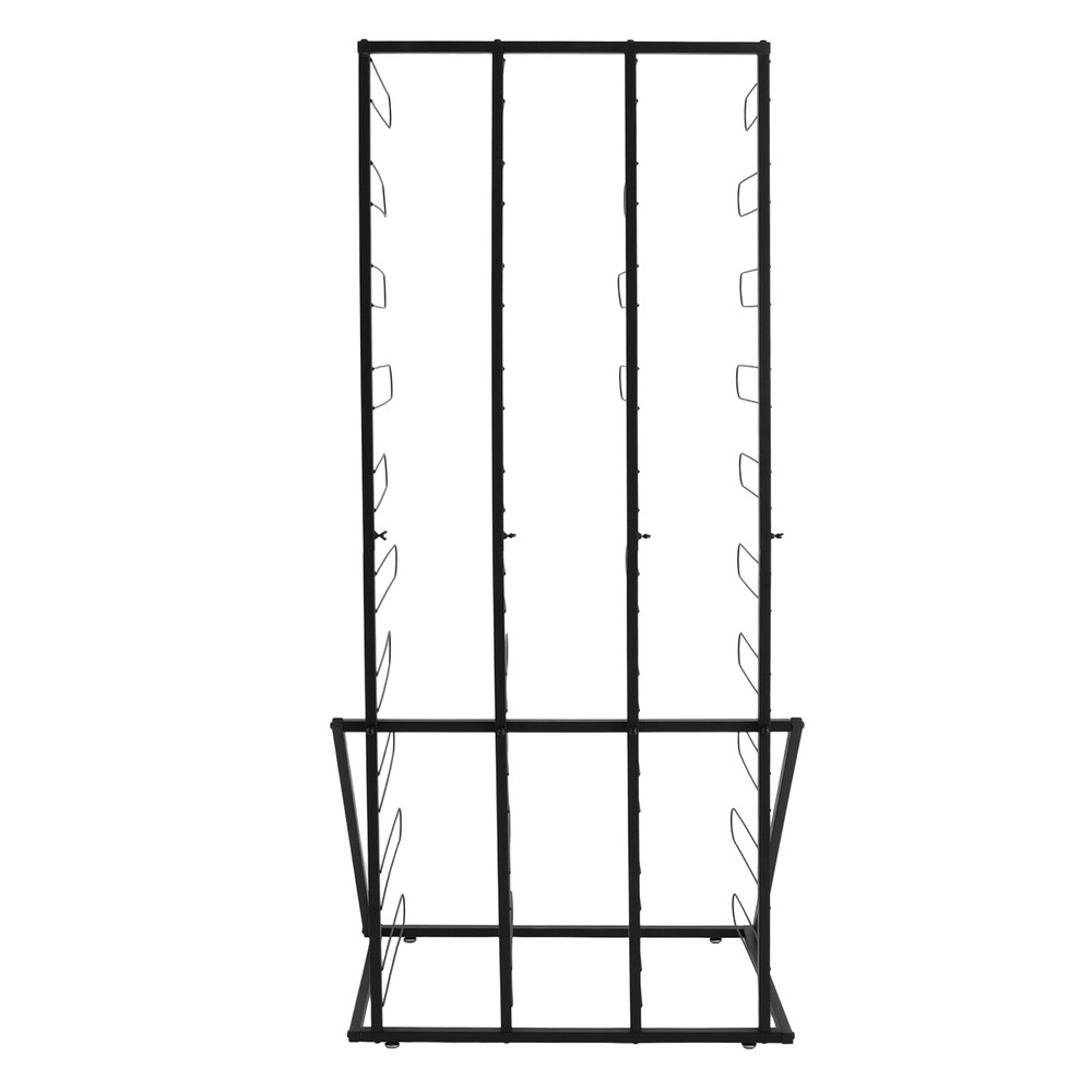 Black Iron Paper Rolls Organizer Floor Storage Rack Material Roll Dsplay Rack