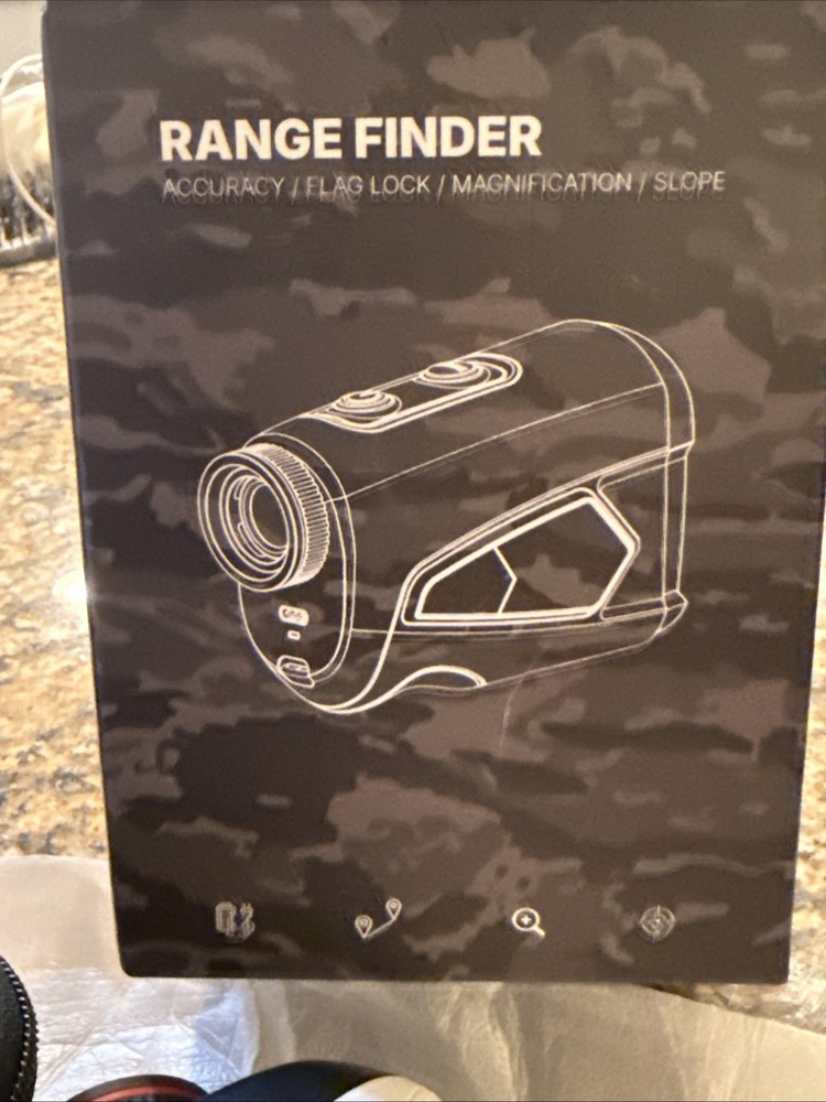 Golf Rangefinder with Slope Accuracy Flag Lock Magnification