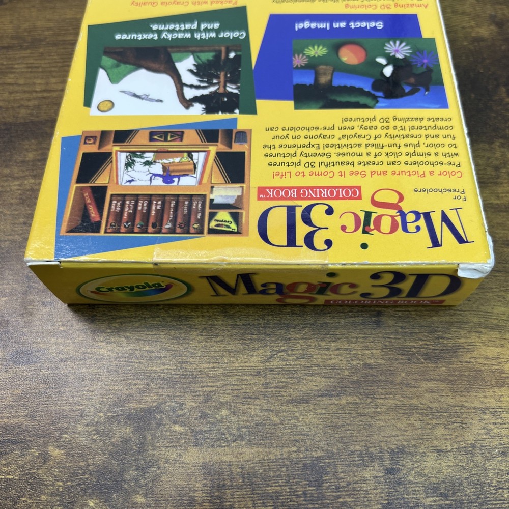 Crayola Magic 3D Coloring Book CD-ROM - Windows 95/98, 2000, XP