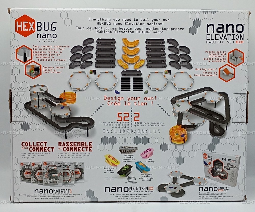 Hexbug Nano Elevation Habitat Set Micro Robotic Creatures 477-1320 New