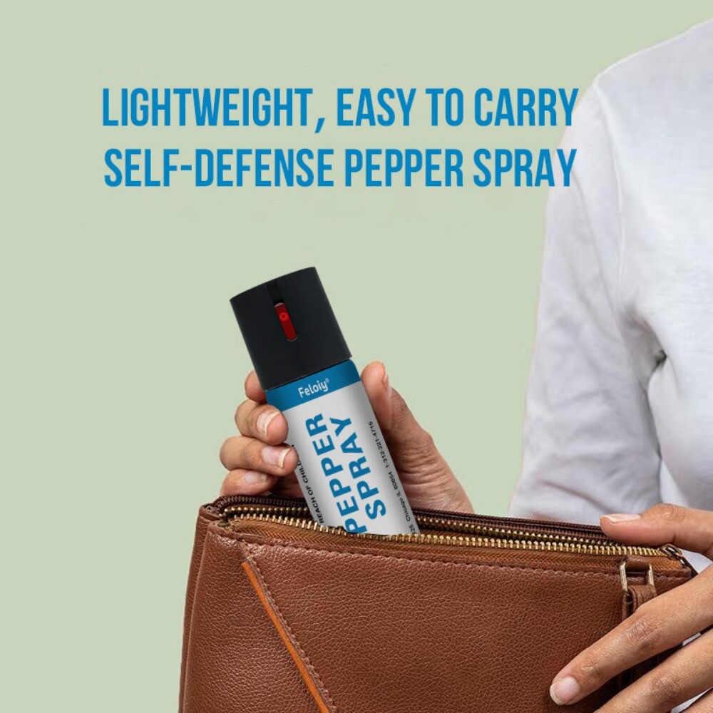 5 Pack 2oz Inert Water-Based Defensive Pepper Spray Stream