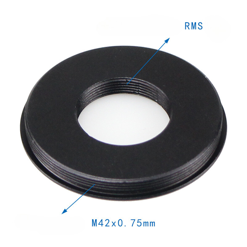 Microscope Objective RMS Thread Transfer to M42 Interface Adapter Ring